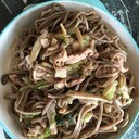 低糖質！お蕎麦で焼きそば風